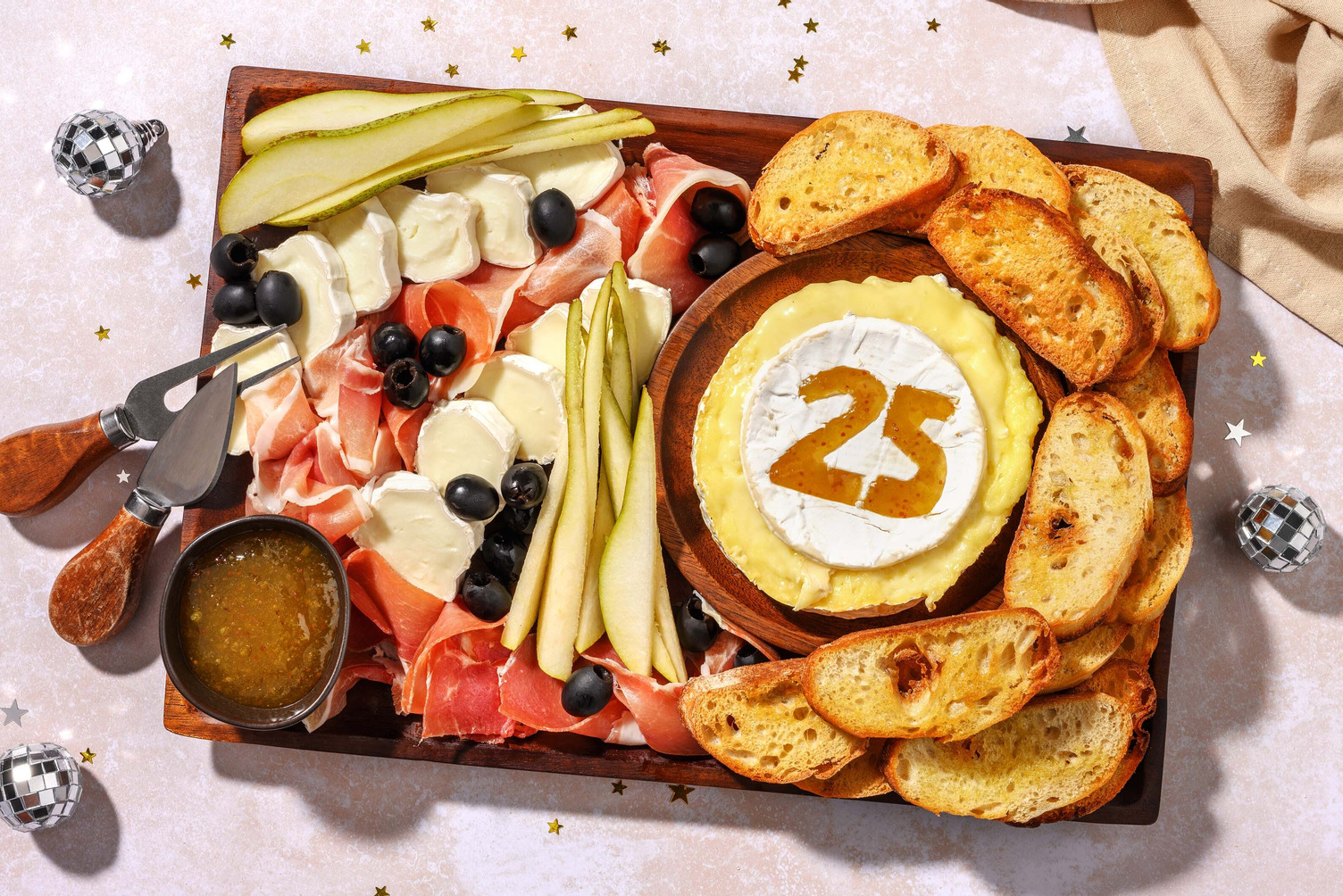 New Year's Eve Party Charcuterie Board