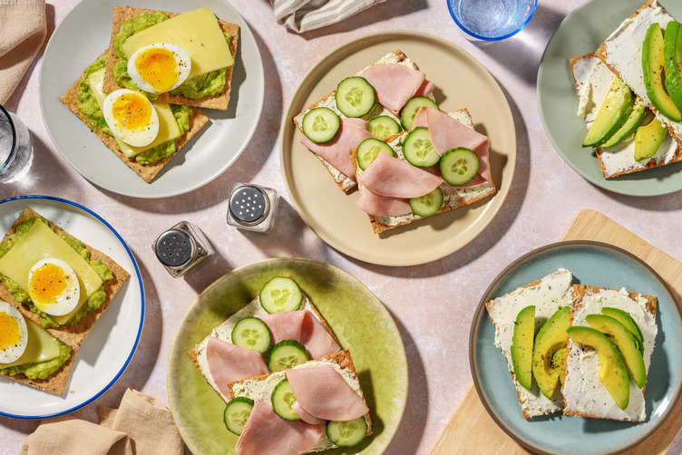 Hartige ontbijtcrackers