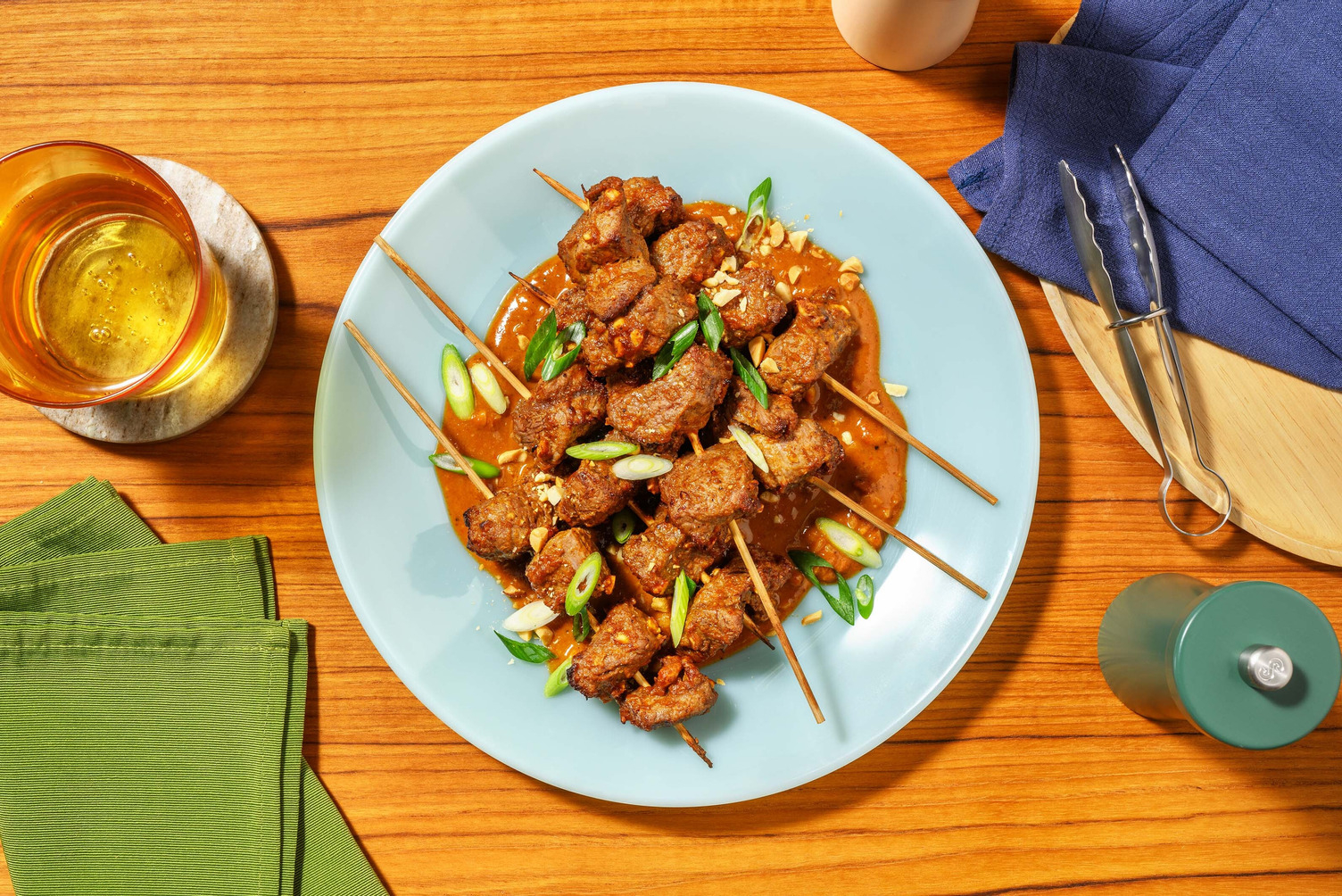 Suya Style Rump Steak Skewers