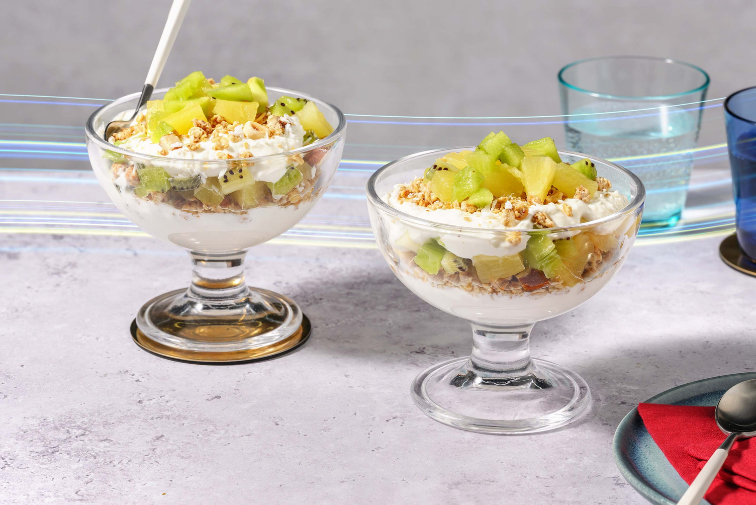 Green Hill Zone Pineapple Parfait