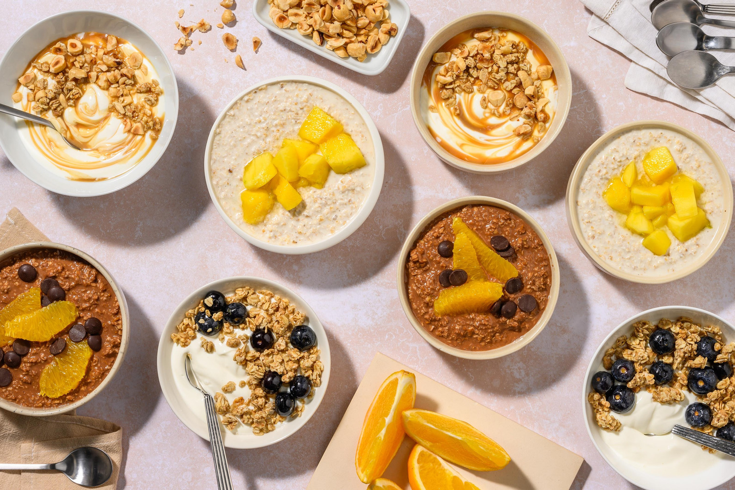 Oats and Granola Yoghurt Bowls | 8 Portions