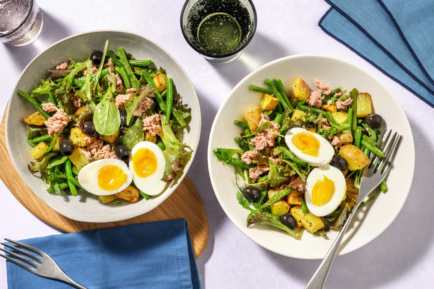 French Dressed Niçoise Style Tuna Salad