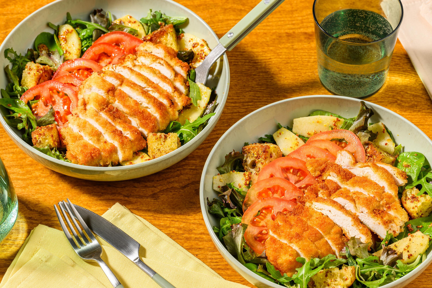  Chicken Schnitzel Salad
