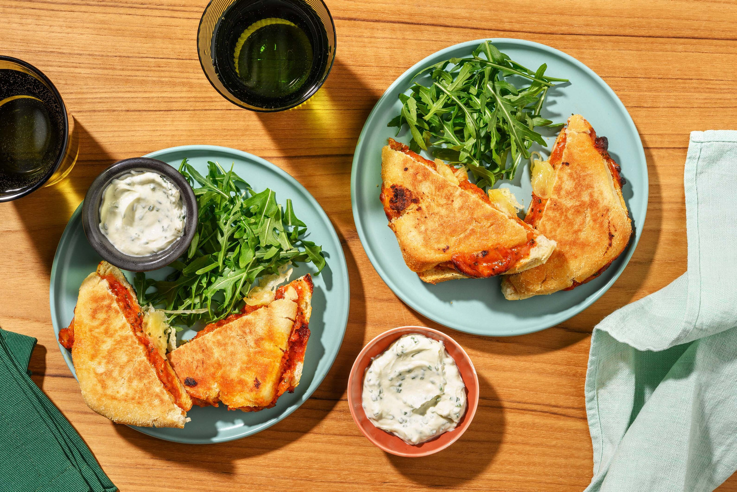 Korean Style Cheesy Gochujang Gilgeori Toasties