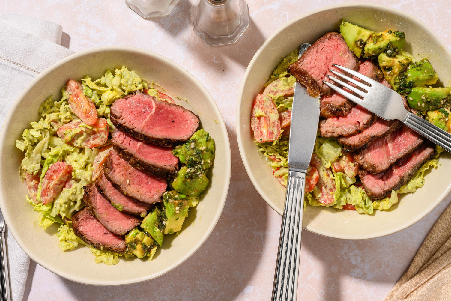 Green Goddess Style Rump Steak Salad Recipe | HelloFresh