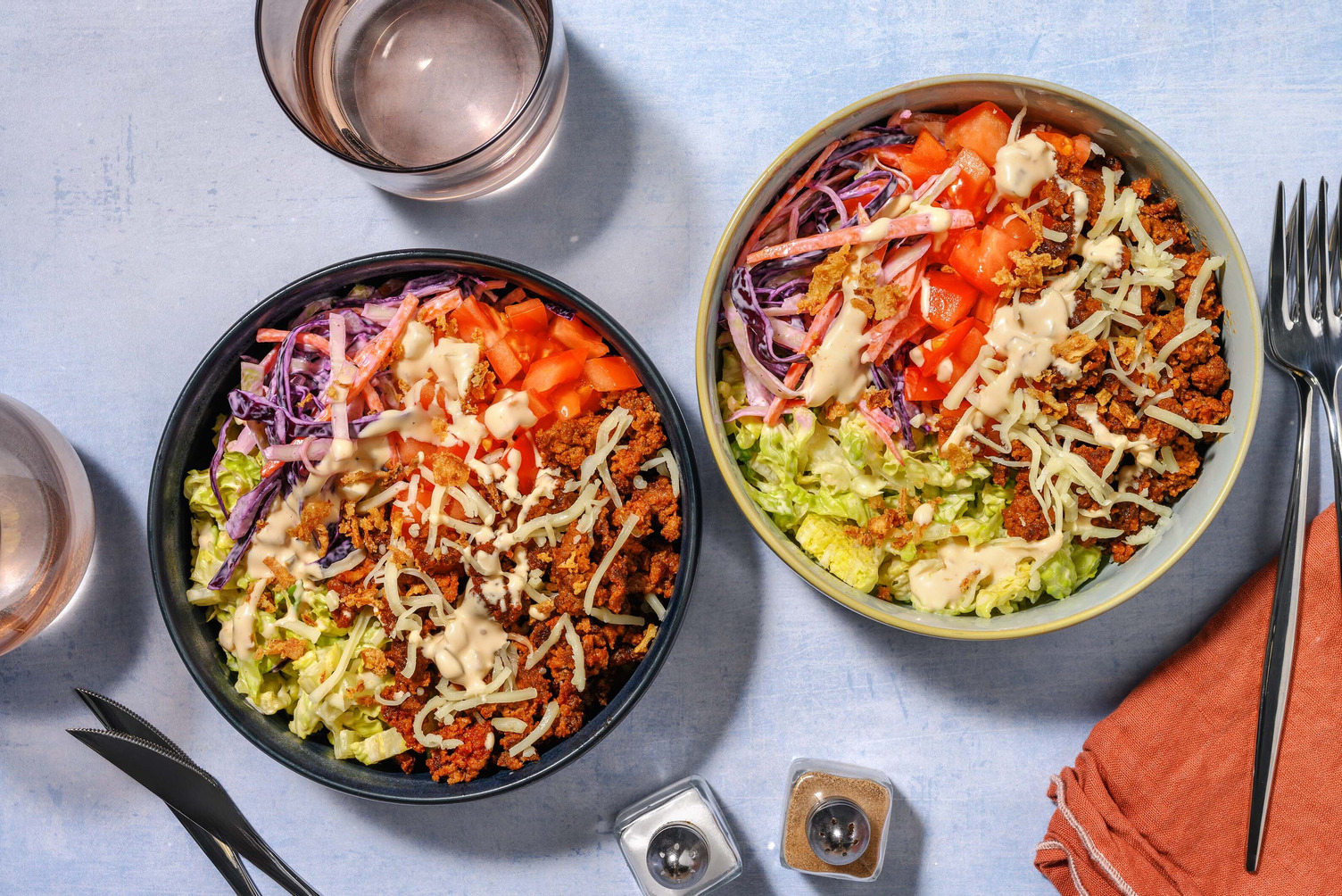 Cheeseburger Inspired Salad Bowl