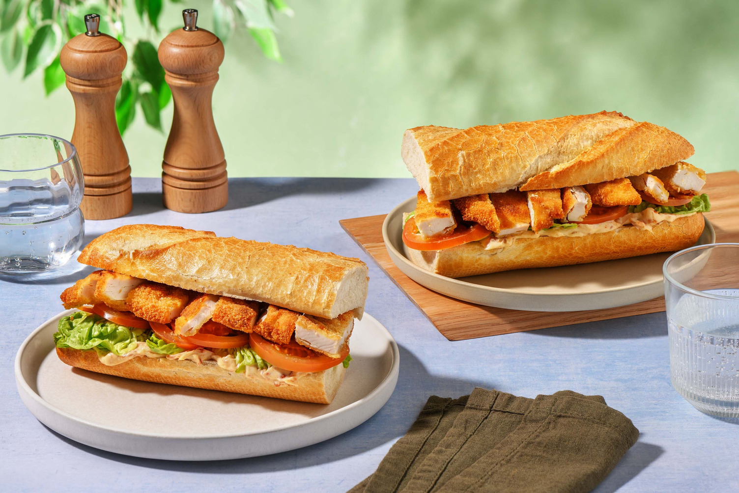 Baconnaise Crispy Chicken Club Sandwich