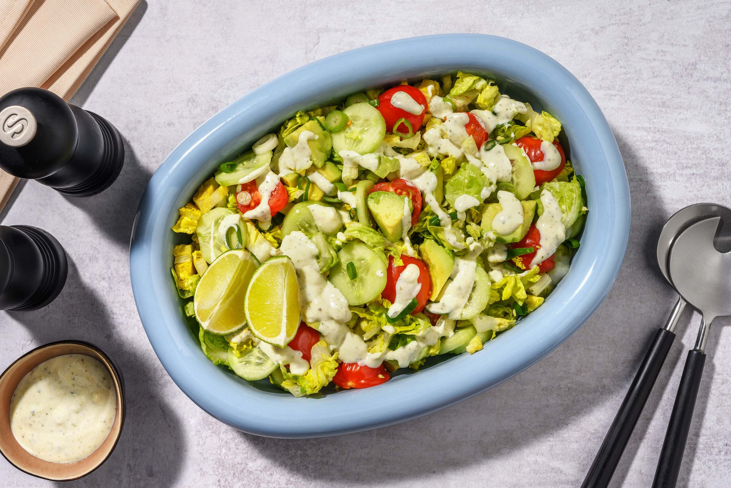 Ranch, Avocado and Tomato Side Salad Bundle