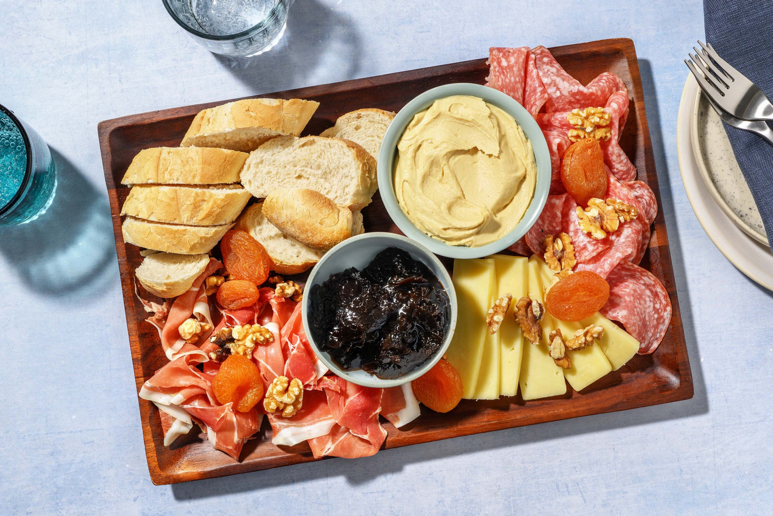 Salami, Serrano & Cheddar Charcuterie Bundle