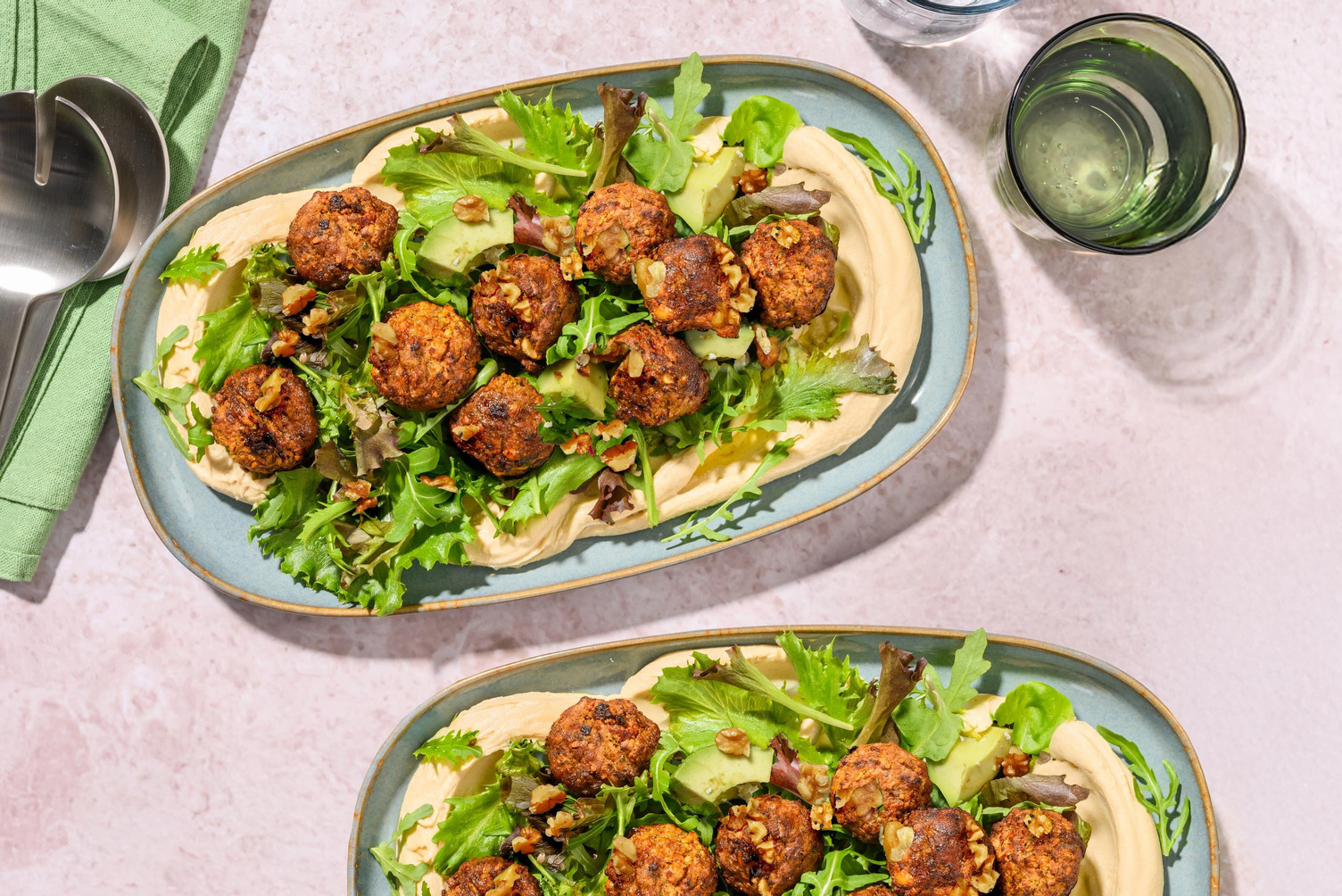 Falafel, Houmous and Avocado Salad Recipe | HelloFresh