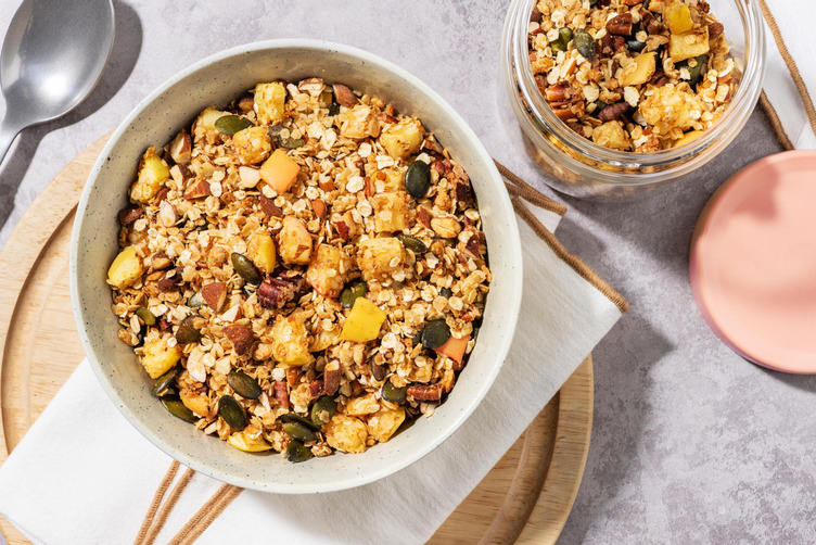 Zelfgemaakte granola