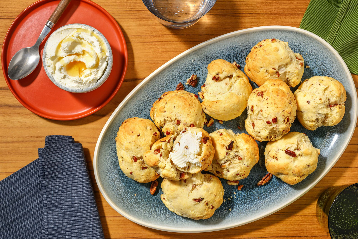 Paddington's zelfgemaakte scones met pecannoten