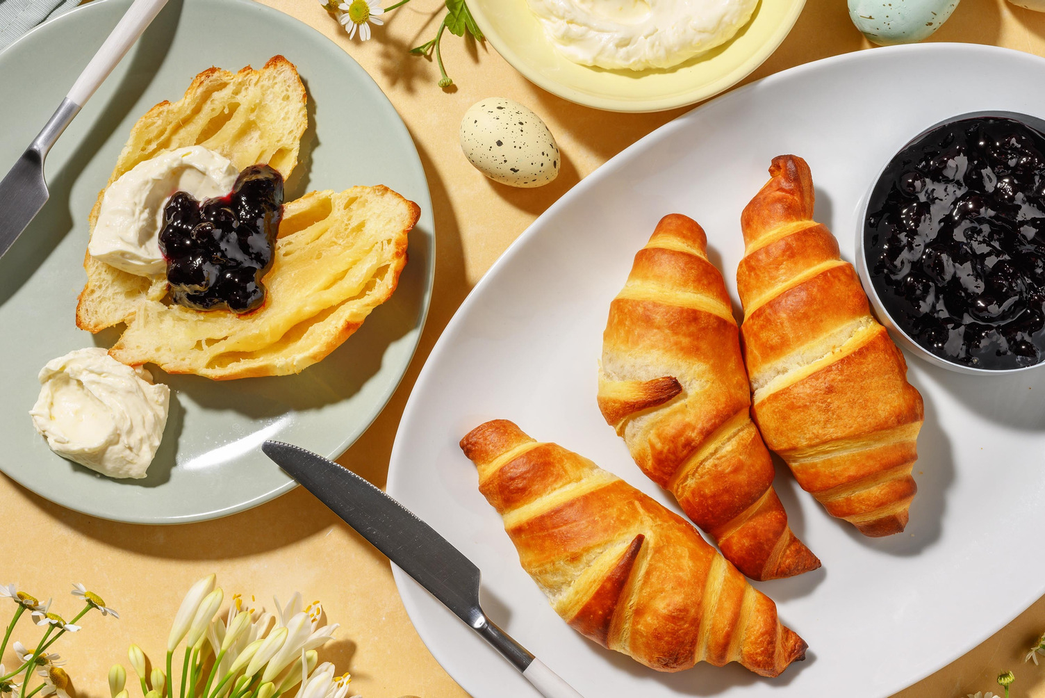 Paascroissants met citroenmascarpone