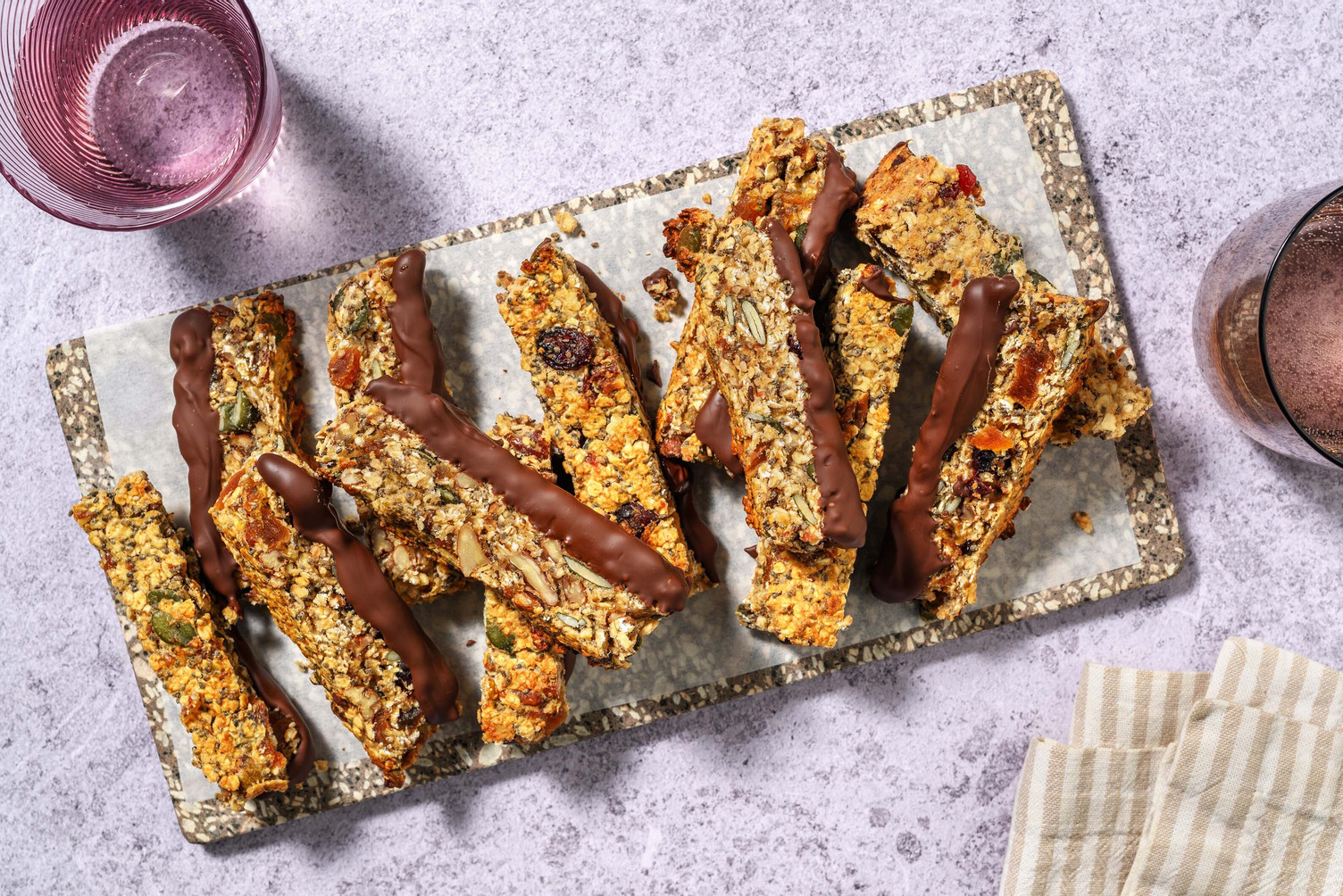 Zelfgemaakte havermoutrepen