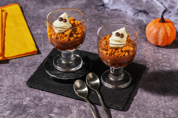 Ghoulish Chocolate Pots