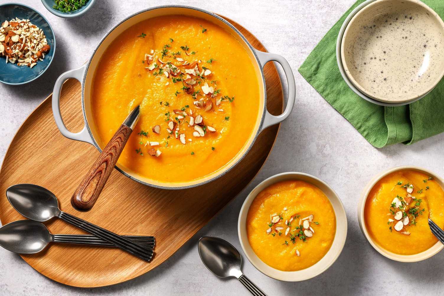 Soupe de panais et carotte