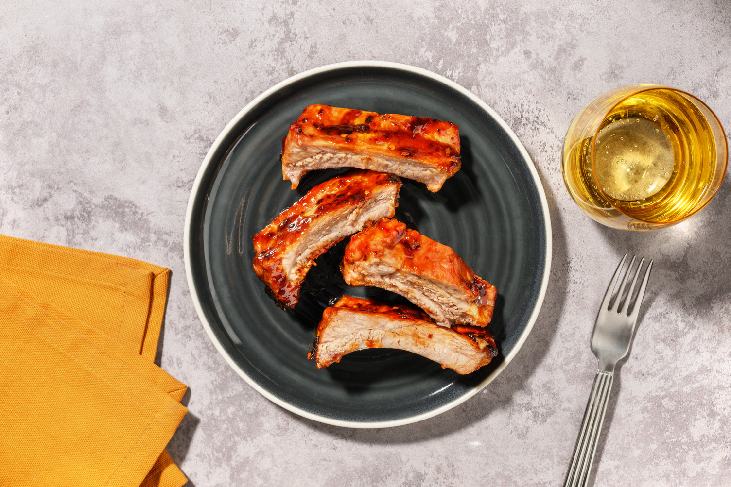 Spicy costine di maiale