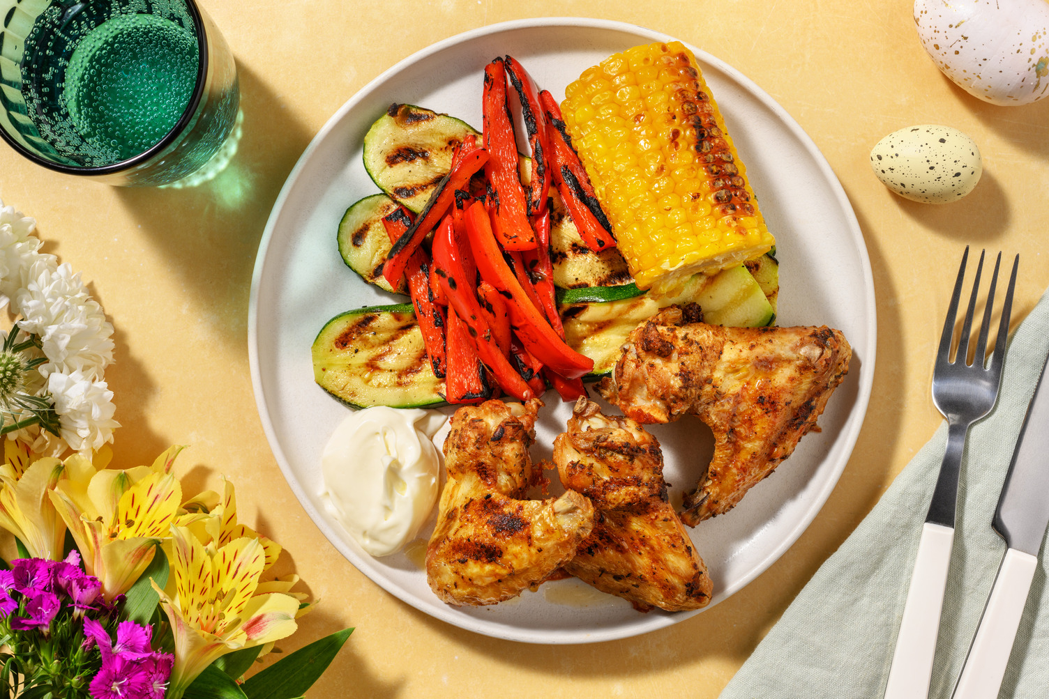 Grigliata di Pasquetta - pollo e pannocchie