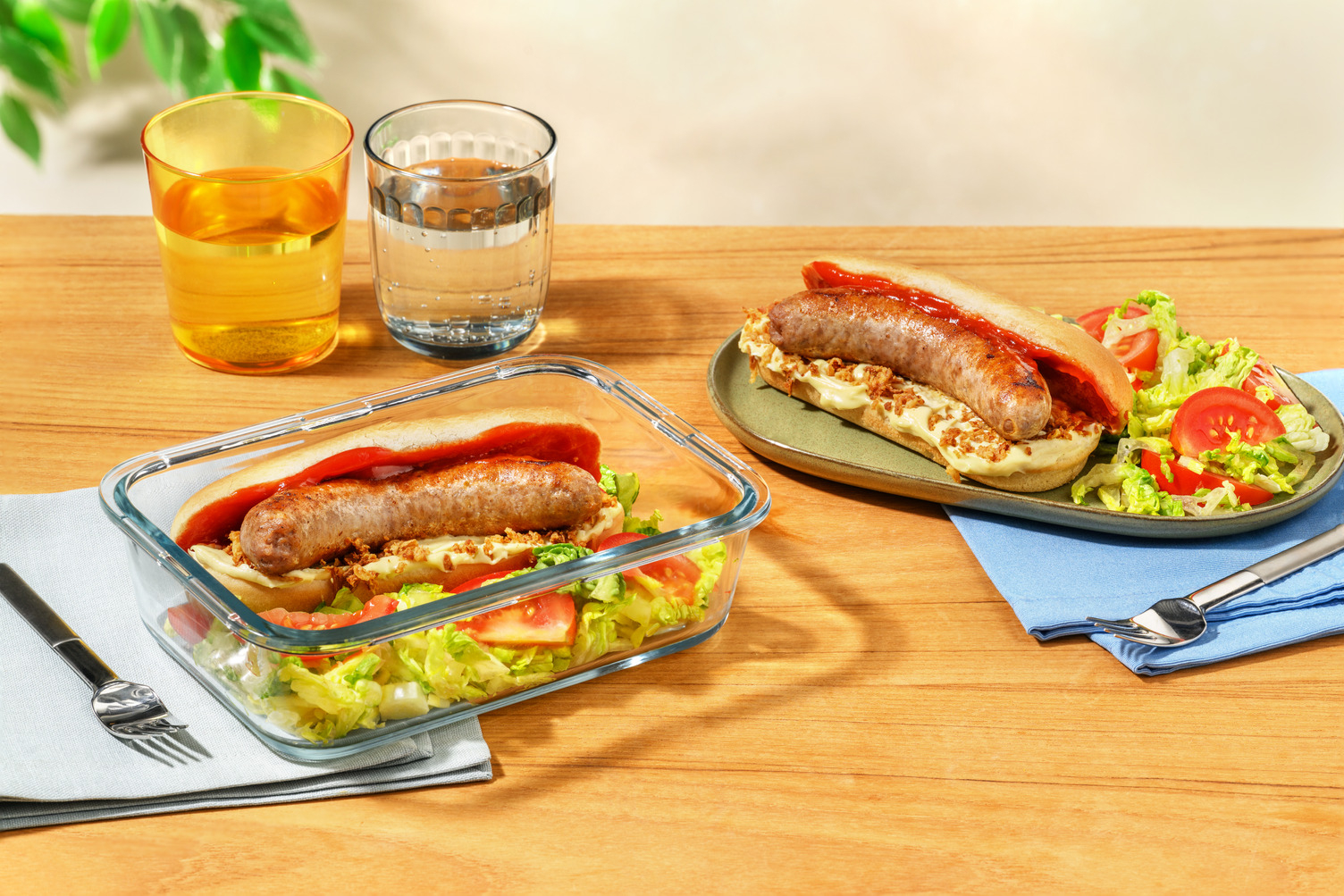 Soirée Match : Hot-dog saucisse & ketchup-mayo