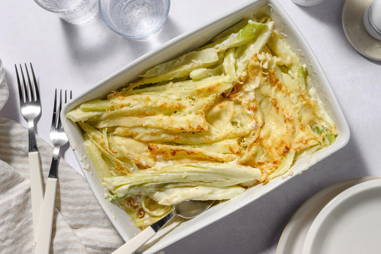 Finocchi gratinati alla besciamella
