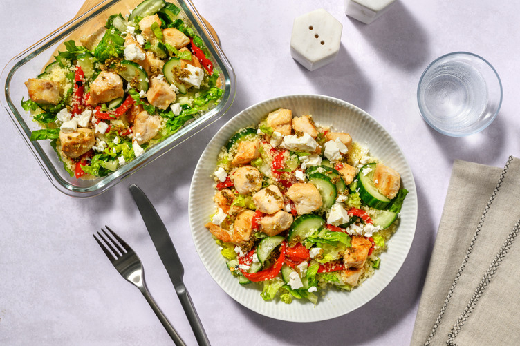 Bowl oriental à la dinde & aux poivrons grillés