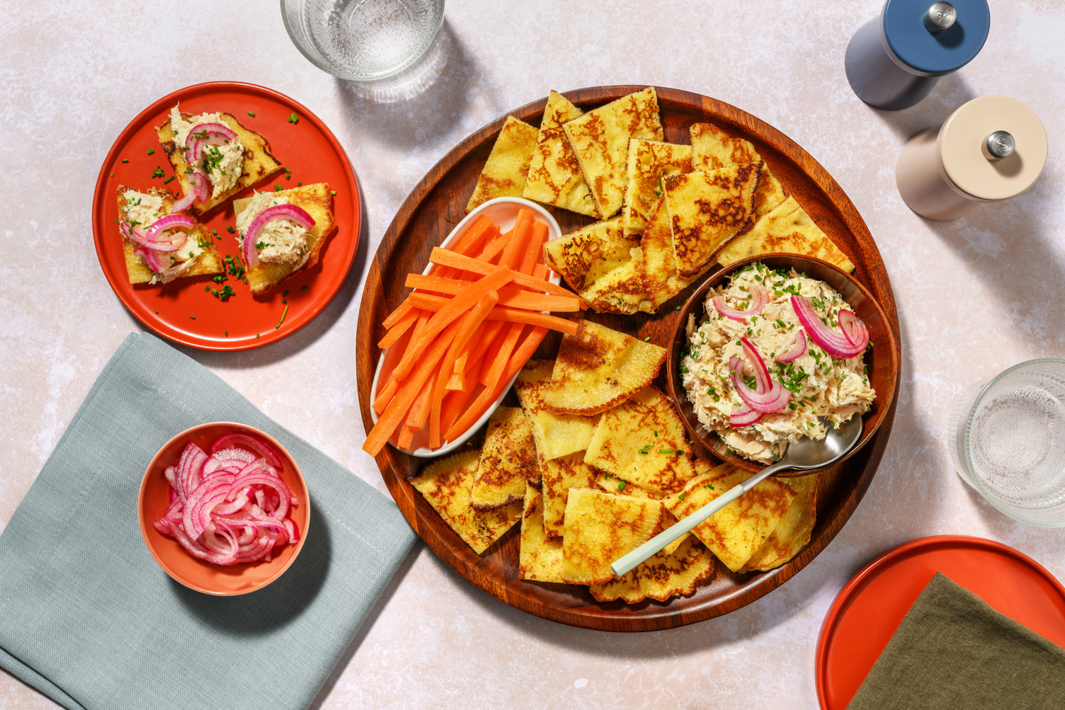 Rillettes de thon au fromage frais aux herbes