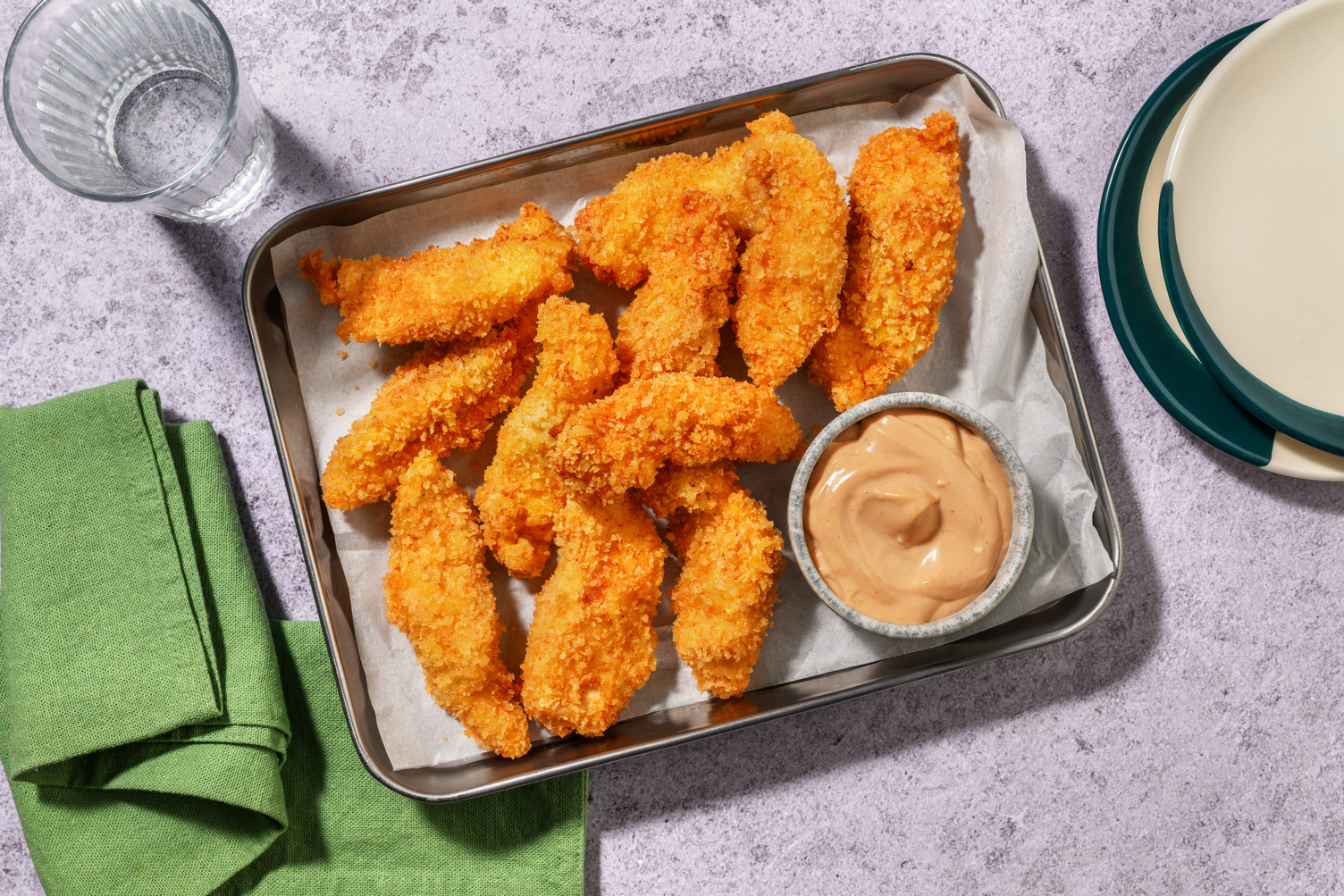 Tenders de poulet & sauce cocktail maison