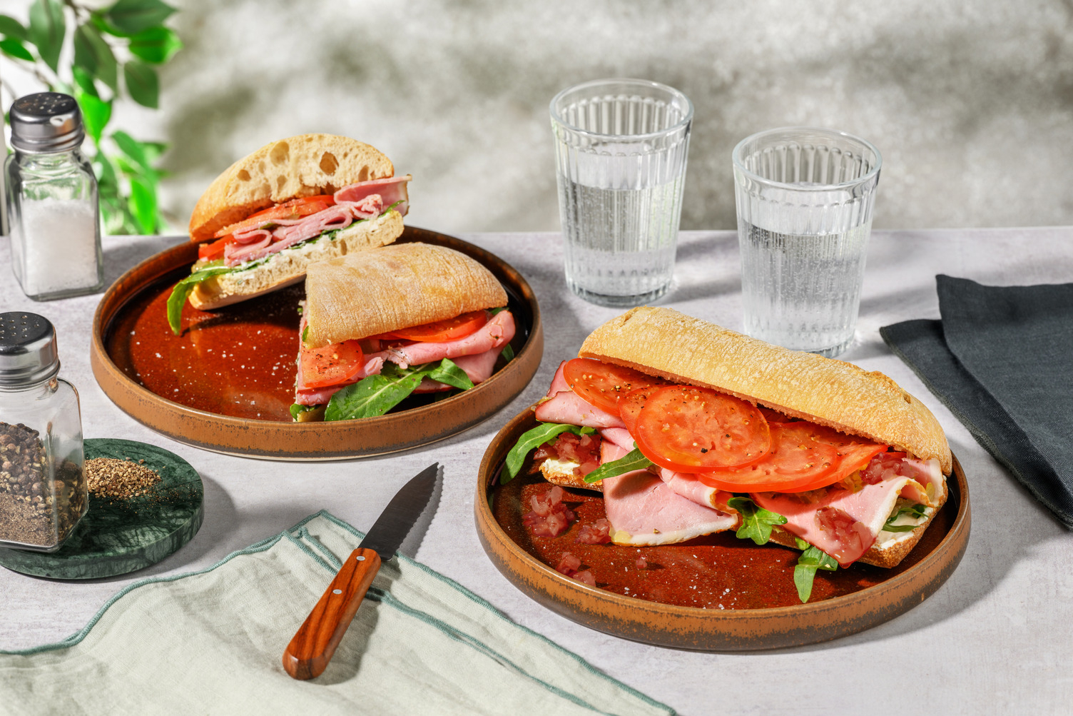 Ham, Cheese & Tomato Ciabatta