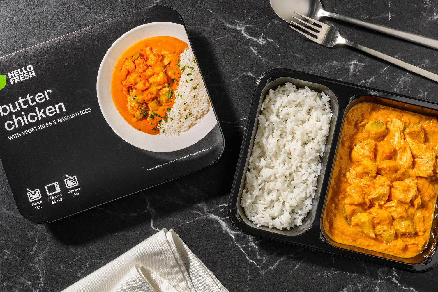 Butter chicken met rijst