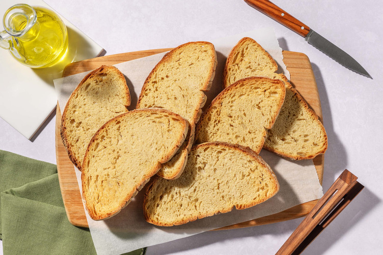 Pain de campagne tranché