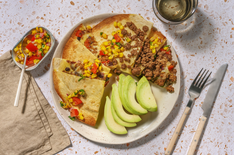 Südafrika trifft Mexiko: Bobotie-Quesadillas