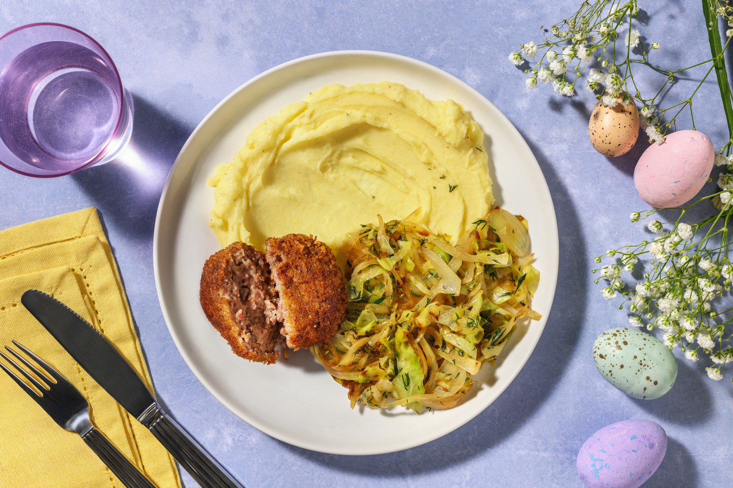 Svenske svine- og kalvekødskrebinetter