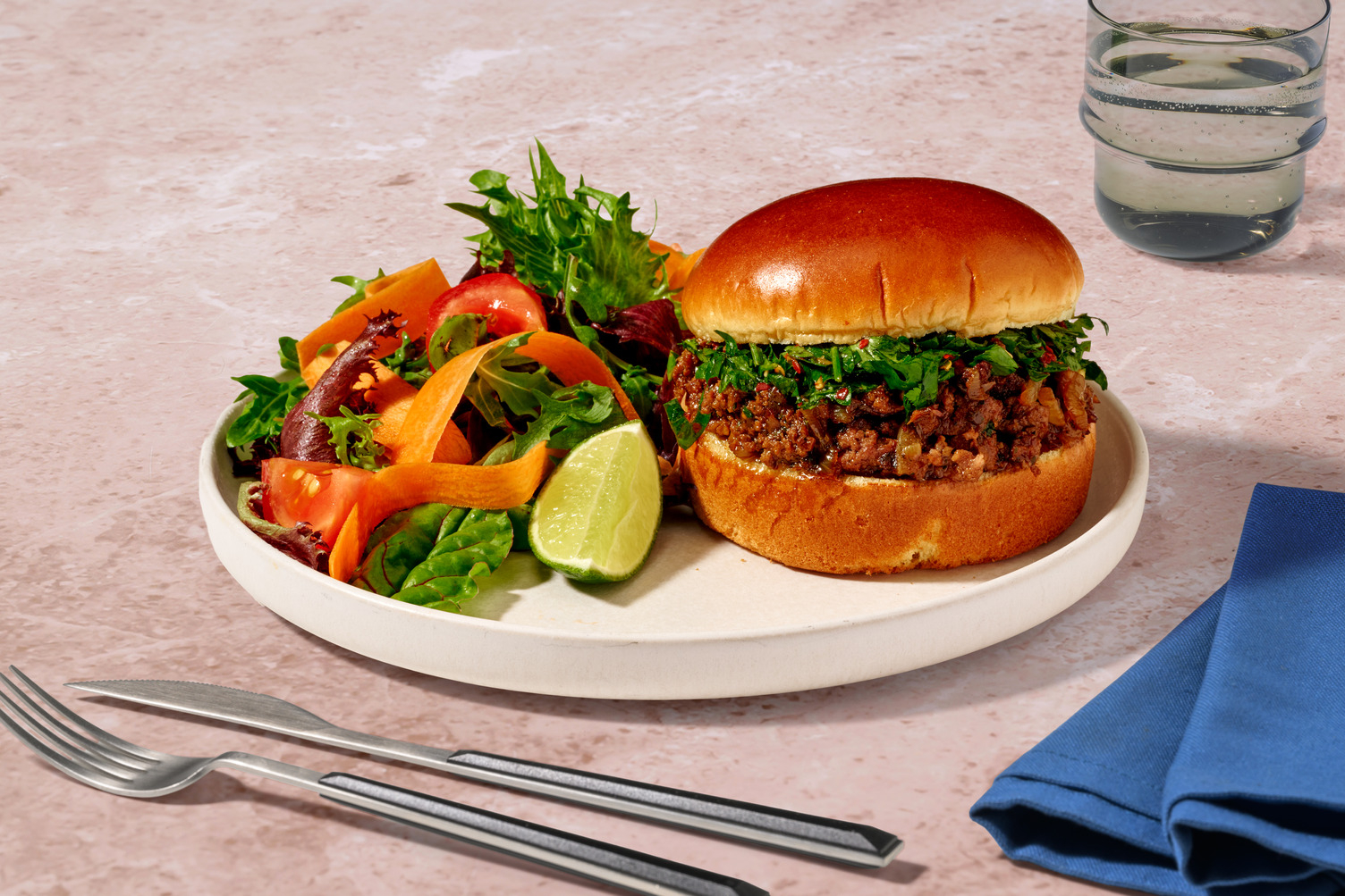 Hurtige argentinske sloppy joes