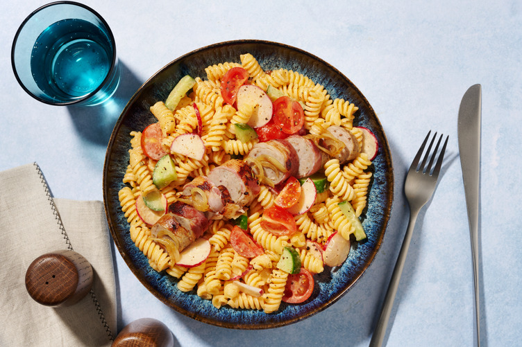 Thüringer Rostbratwurst im Speckmantel