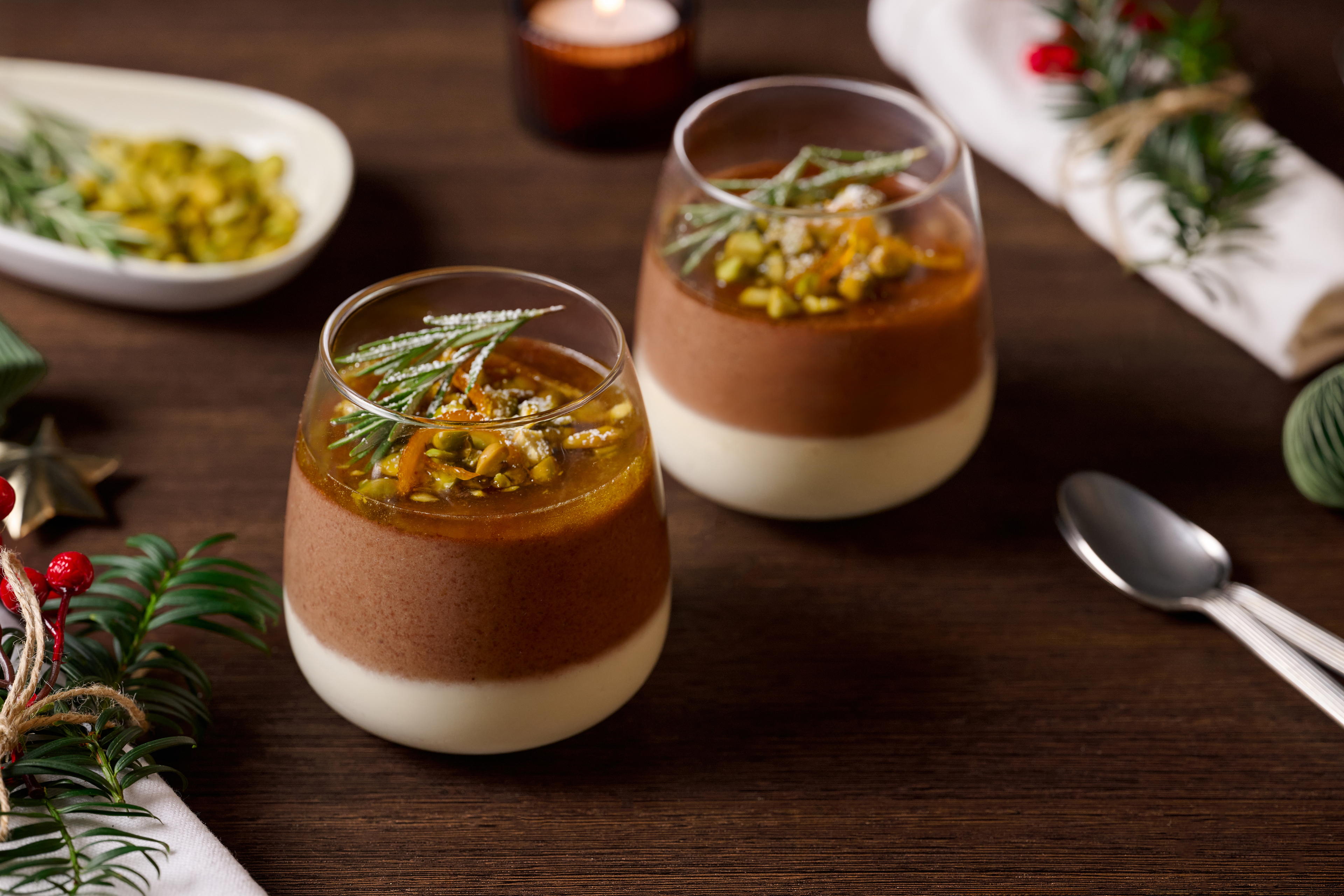 Mousse au chocolat, sirop à l'orange & pointe de sel