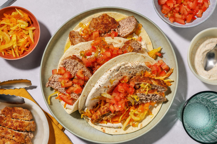 Tortillas al burger di tacchino Tex-Mex e yogurt greco