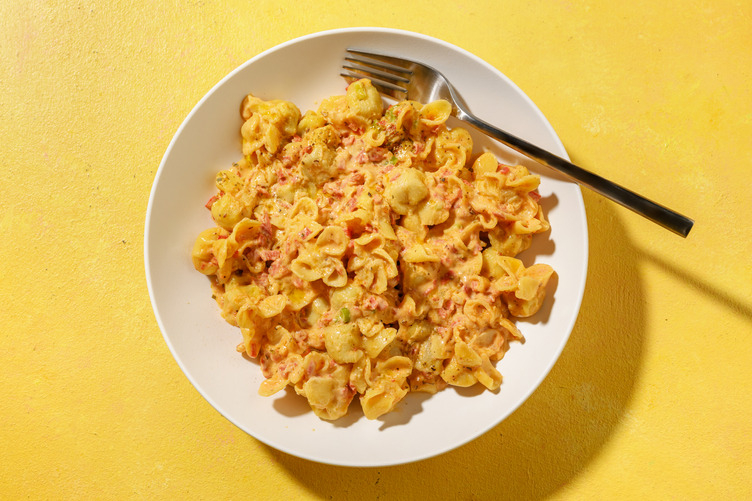 Fiorelli de setas exprés con sobrasada de Mallorca