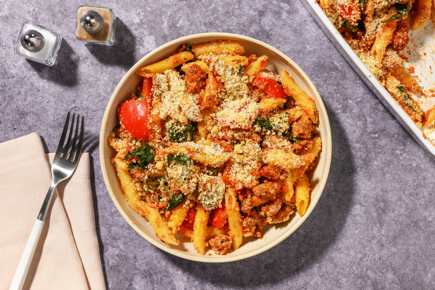 Mexican Style Beef Pasta Bake