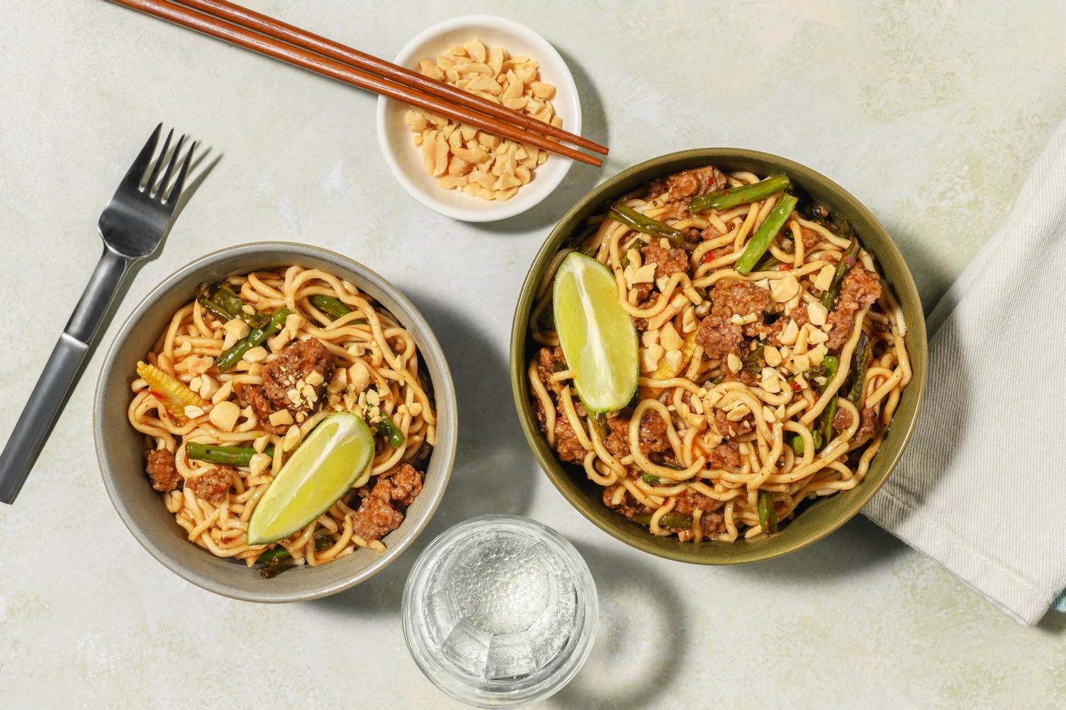 Sweet Chilli Hoisin Meat-Free Mince Noodles