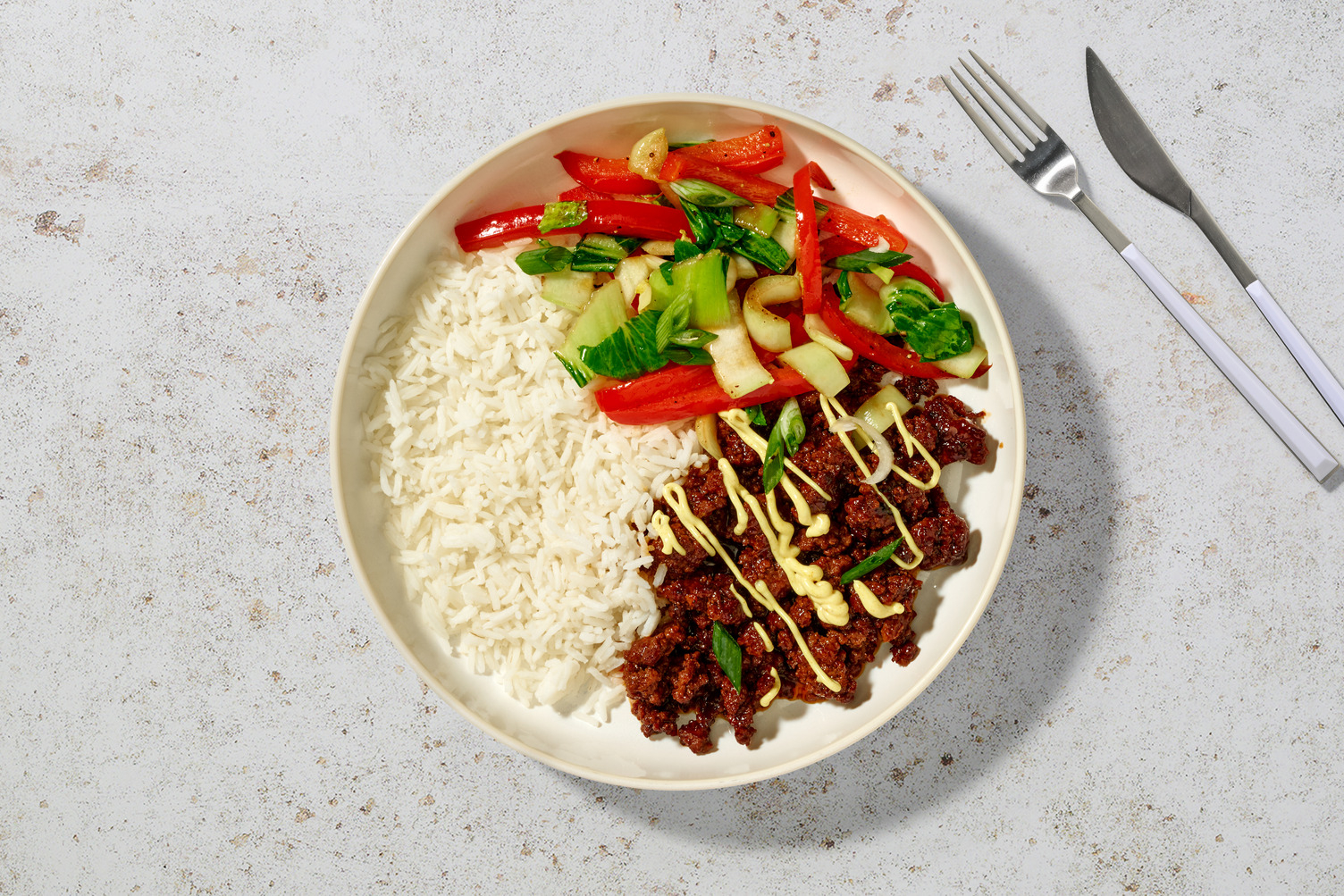 Rask Char siu kjøttdeigbowl