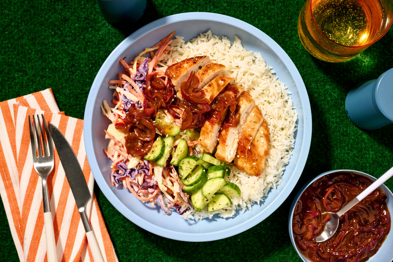 Rosa Fernig's Favo: bulgogibowl met kip