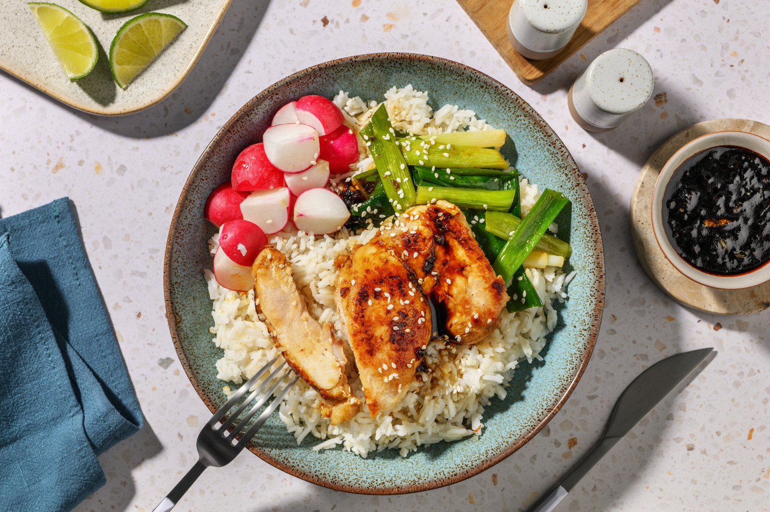 Riz au poulet à la hainanaise