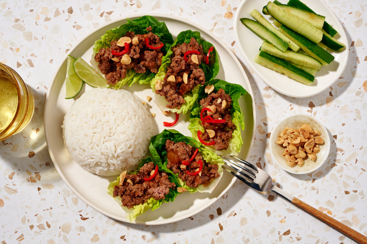 Thai Larb-style Lettuce Cups