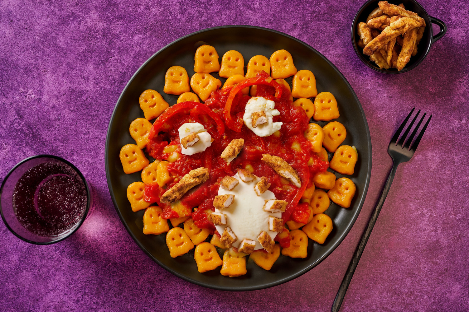 Geister-Gnocchi mit Bio-Hähnchenbrust