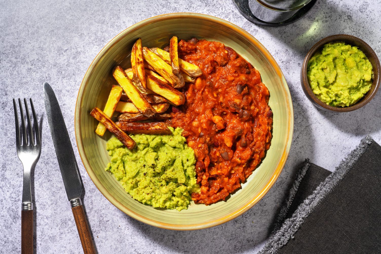 Mixed Bean Loaded Fries