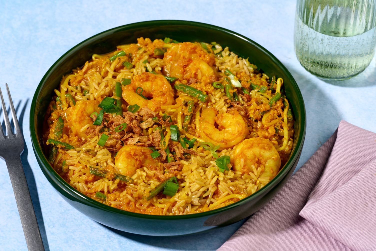 Riz sauté aux crevettes