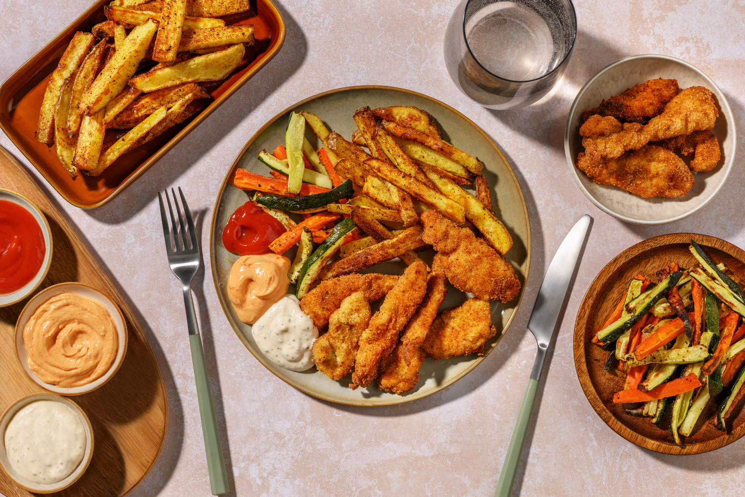 Build Your Own: Crispy Chicken Goujons Feast