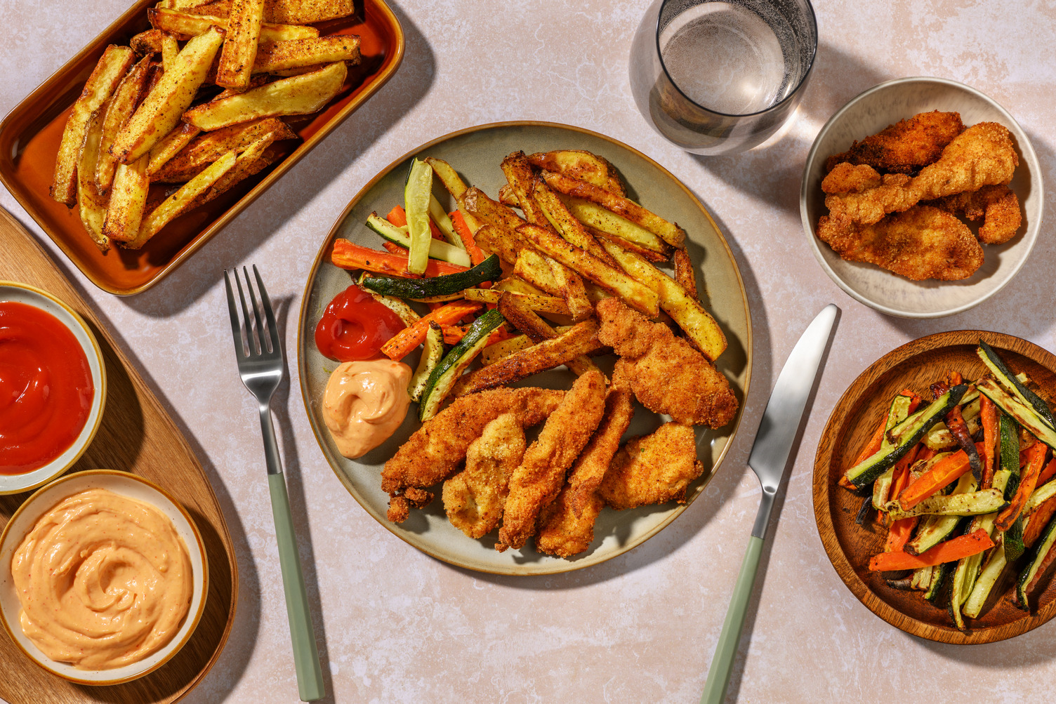 Build Your Own: Crispy Chicken Goujons Feast