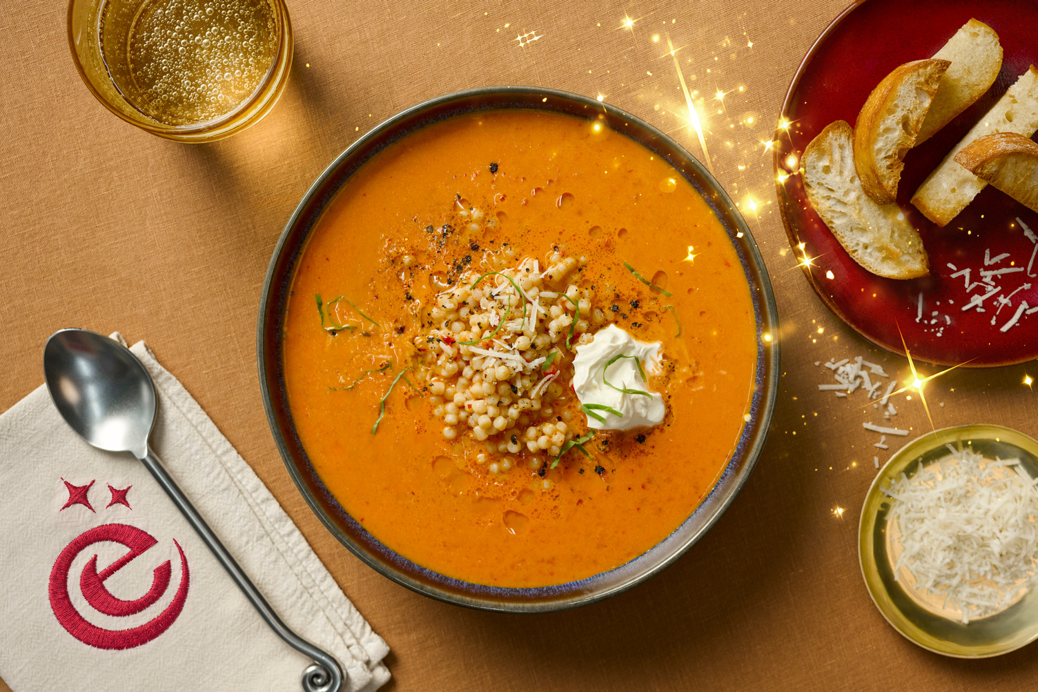 Soupe de tomate & poivron du Carnaval Festival
