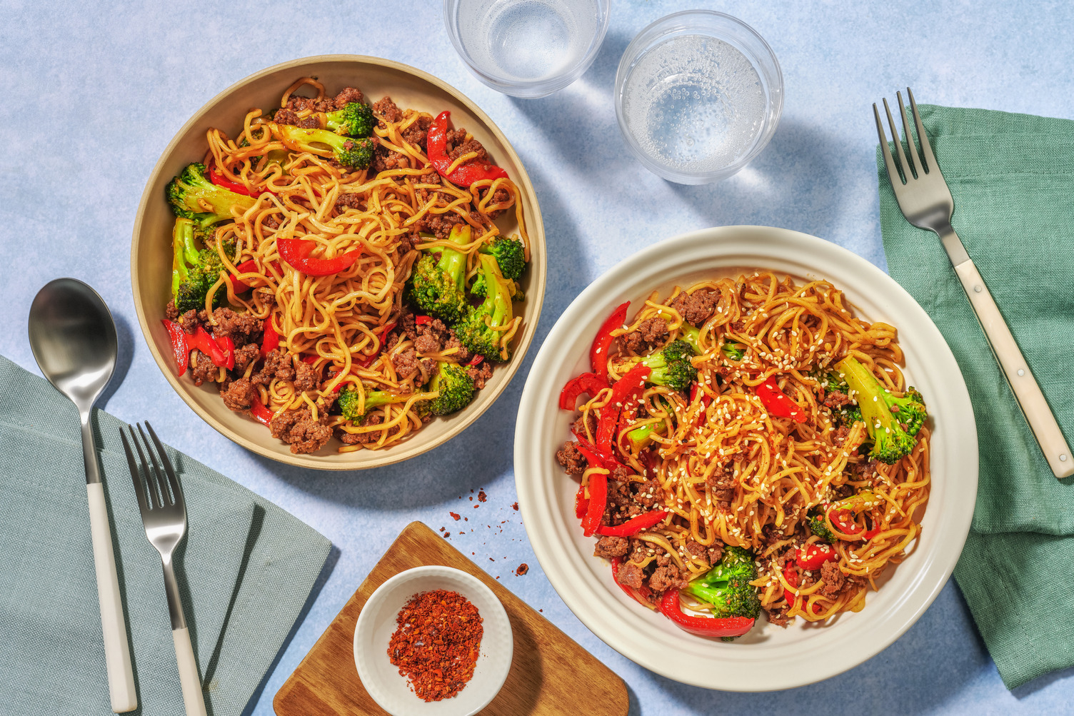 Family Favourite Double Hoisin Beef Noodle Stir-Fry